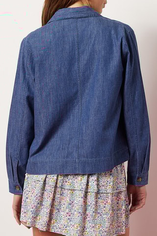 Veste en jean Bleu marine