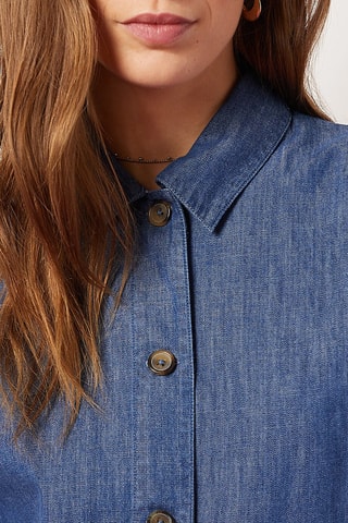 Veste en jean Bleu marine