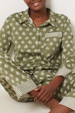 Chemise de pyjama - Vert