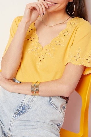 Top Jaune