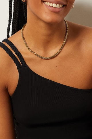 Top asymétrique Noir