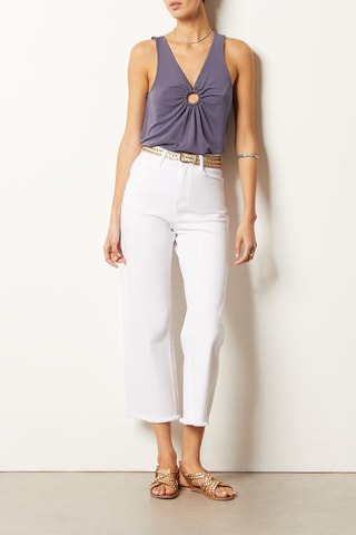 Top Bleu marine