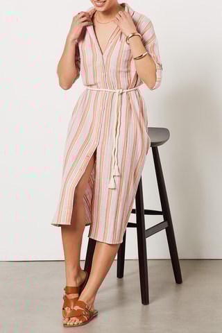 Robe chemise - Rose
