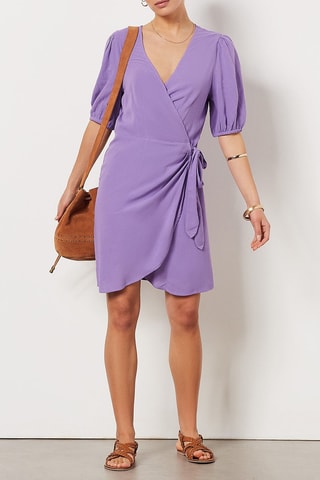 Robe portefeuille - Violet