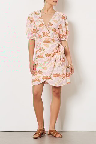 Robe portefeuille - Orange