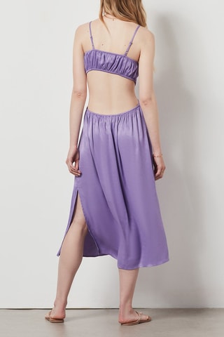 Robe midi - Violet