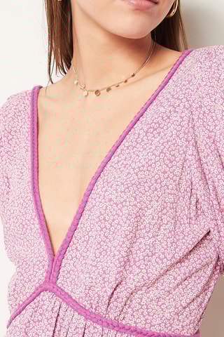 Robe longue Mauve