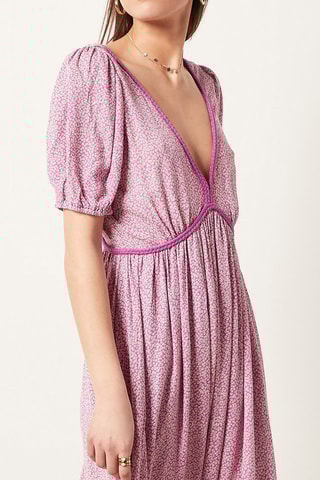 Robe longue Mauve