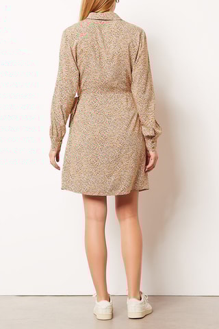 Robe portefeuille Jaune