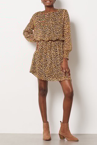 Robe droite - Marron
