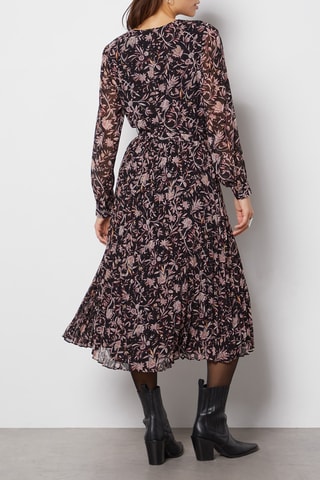 Robe portefeuille - Noir