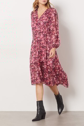 Robe midi - Rose