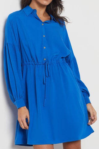 Vestido - Azul-cobalto