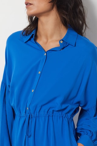 Vestido - Azul-cobalto