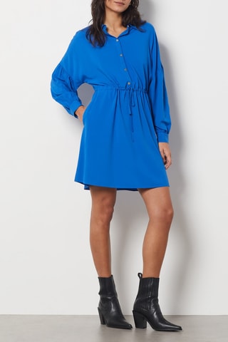 Vestido - Azul-cobalto