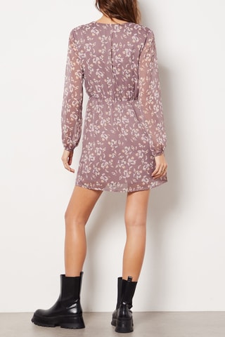 Vestido traçado - Malva