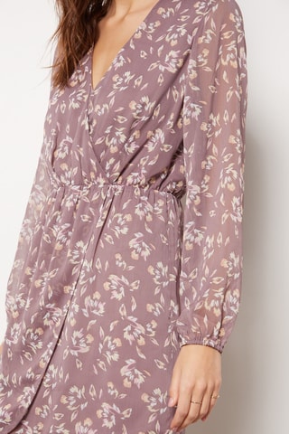 Vestido traçado - Malva