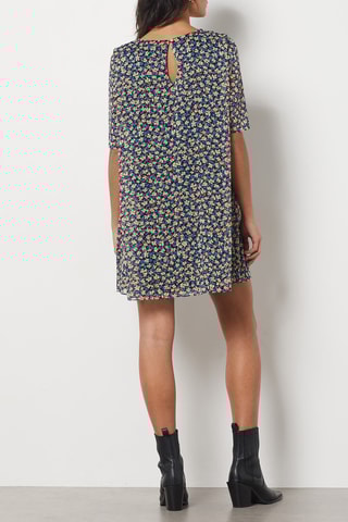 Robe droite- Bleu
