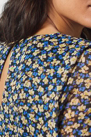 Robe droite- Bleu