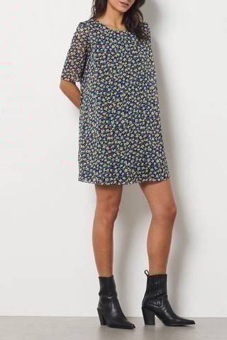 Robe droite- Bleu