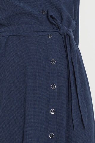 Robe midi - Bleu