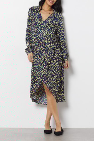 Robe portefeuille - Bleu
