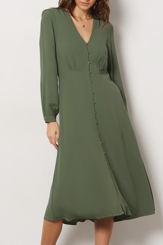 Robe midi - Vert