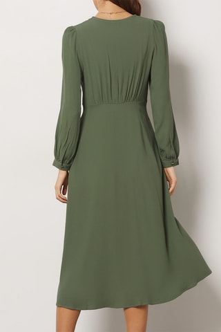 Robe midi - Vert