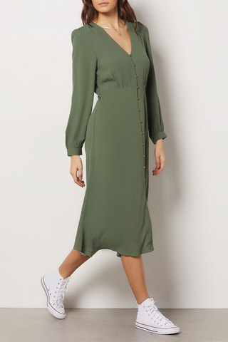 Robe midi - Vert