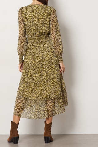 Robe midi - Jaune