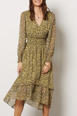 Robe midi - Jaune