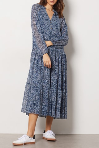 Robe longue - Bleu