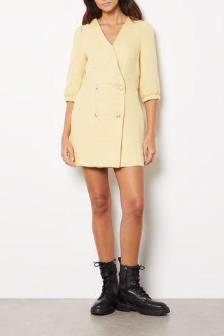 Robe chemise - Jaune
