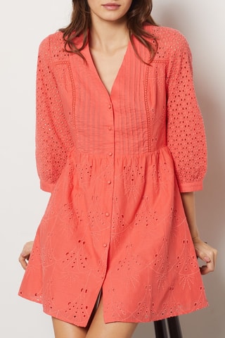 Robe chemise - Corail