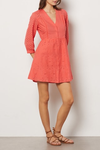 Robe chemise - Corail