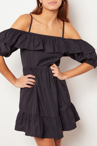 Vestido estilo patinadora - Preto