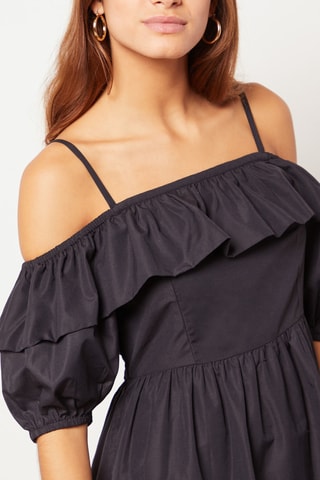 Vestido estilo patinadora - Preto