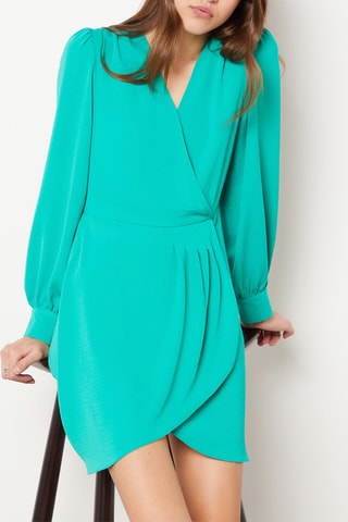 Vestido traçado - Verde