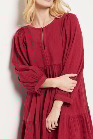 Robe volanté - Rouge