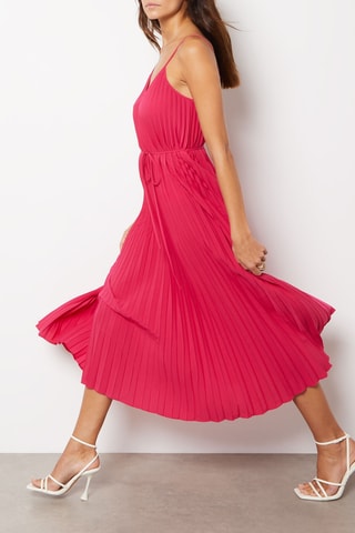 Robe midi - Fuchsia