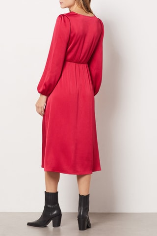 Robe midi - Rouge