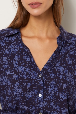 Robe chemise - Bleu