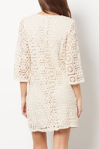 Vestido direito - Bege