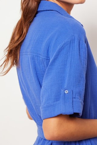 Robe chemise - Bleu