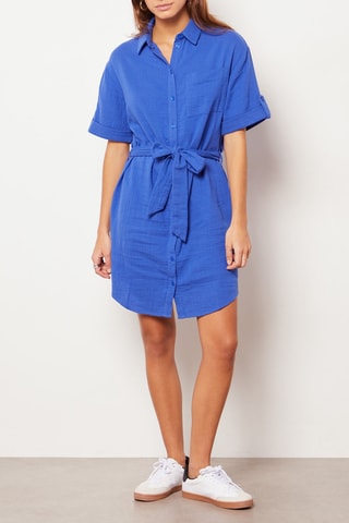 Robe chemise - Bleu