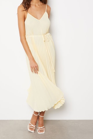 Robe midi - Jaune