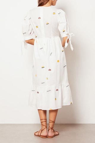 Vestido comprido - Cru