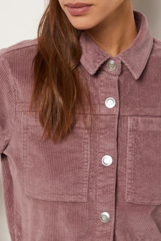 Robe courte en velours - Rose