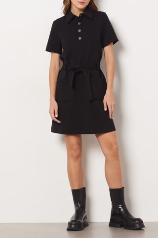 Vestido-camisa - Preto