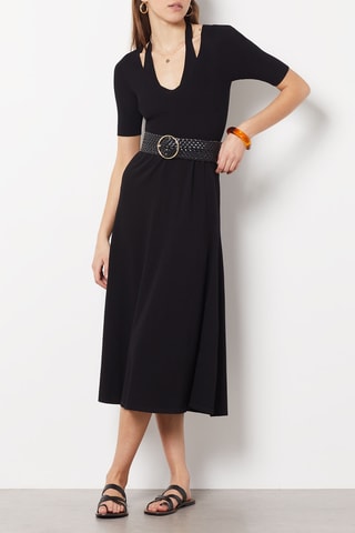 Robe midi - Noir